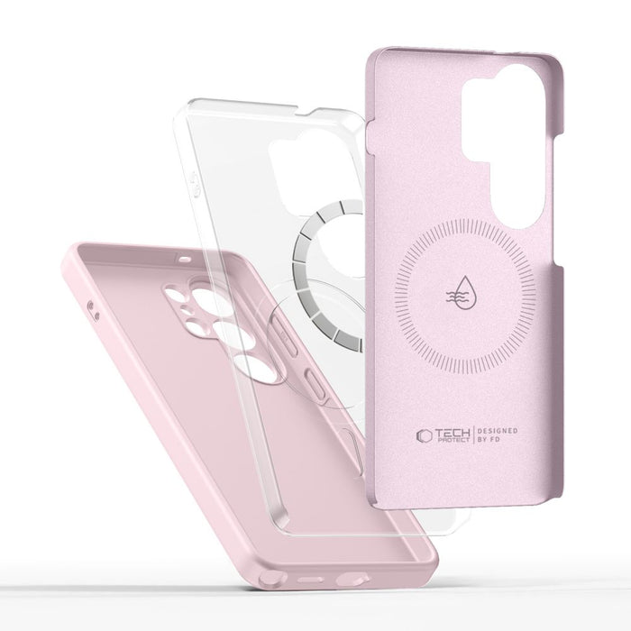 Силиконов калъф Tech-Protect MagSafe за Samsung Galaxy S26 Ultra - розов