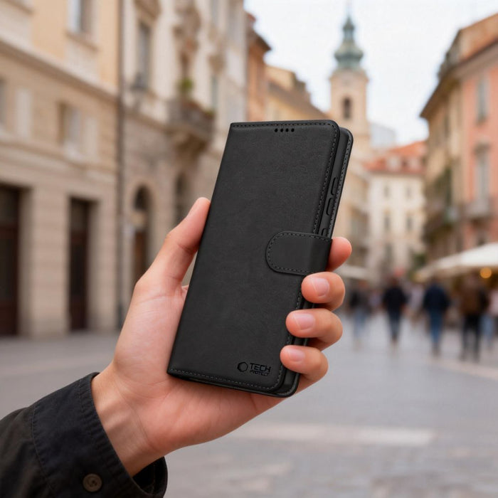 Калъф-портфейл Tech-Protect за Samsung Galaxy S26 Ultra - черен