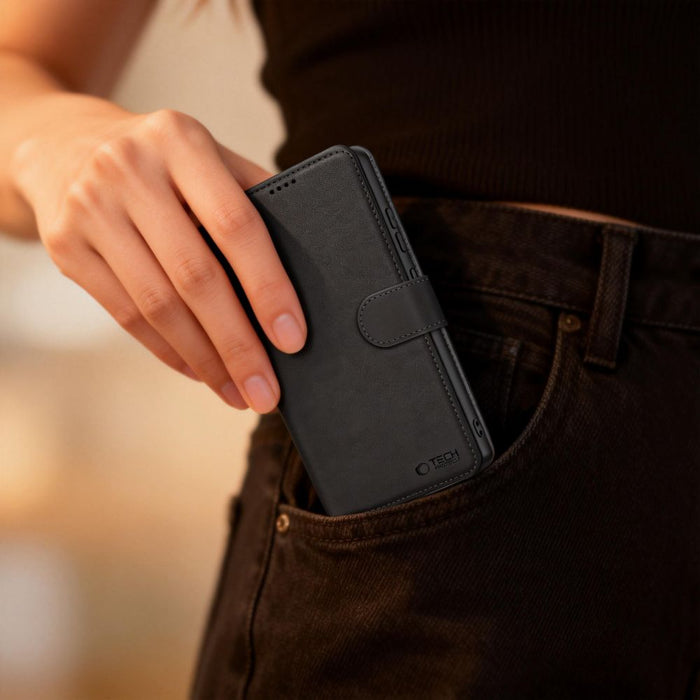 Калъф-портфейл Tech-Protect за Samsung Galaxy S26 Ultra - черен