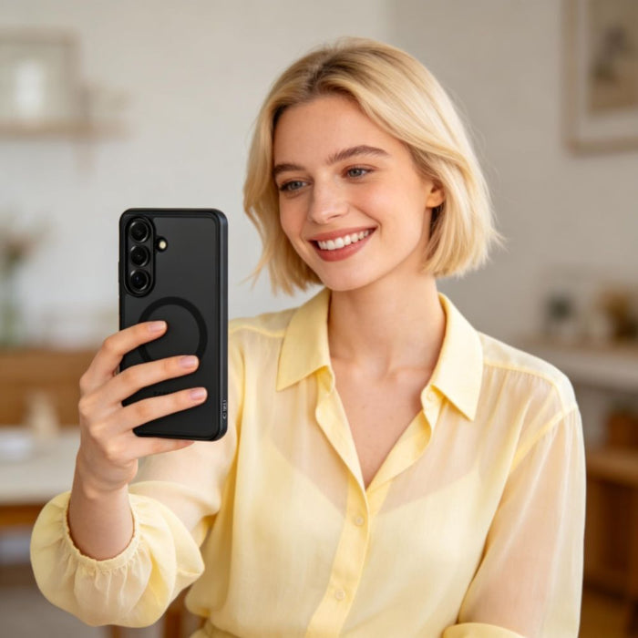 Калъф Tech-Protect MagPeak MagSafe за Samsung Galaxy S26+ - черен