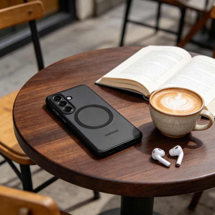 Калъф Tech-Protect MagPeak MagSafe за Samsung Galaxy S26+ - черен