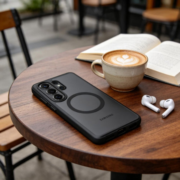 Калъф Tech-Protect MagPeak MagSafe за Samsung Galaxy S26 Ultra - черен