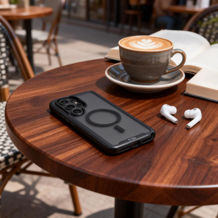 Калъф Tech-Protect Defense MagSafe за Samsung Galaxy S26 Ultra - черен