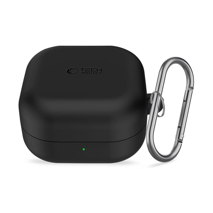 Силиконов калъф Tech-Protect Hook за Samsung Galaxy Buds 4 / 4 Pro - черен