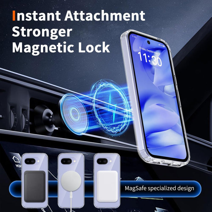 Tech-Protect FlexAir Hybrid MagSafe калъф за Google Pixel 10A - прозрачен