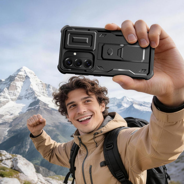 Калъф Tech-Protect Kevlar Cam+ за Samsung Galaxy S26 - черен
