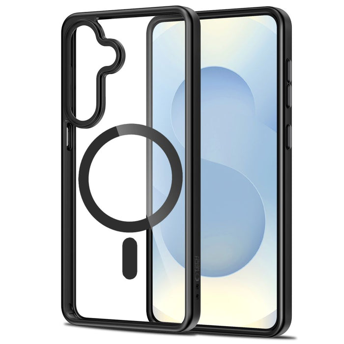 Калъф Tech-Protect Magmat MagSafe за Samsung Galaxy S26 - прозрачен, черен