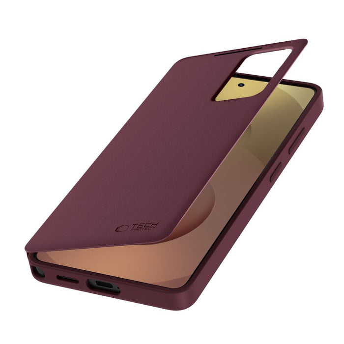 Калъф-портфейл Tech-Protect Smart за Samsung Galaxy S26 Ultra - бордо