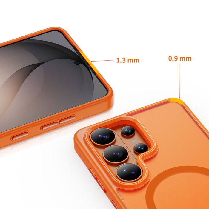 Кейс Tech-Protect Magmat MagSafe за Samsung Galaxy S26 Ultra - оранжев матов