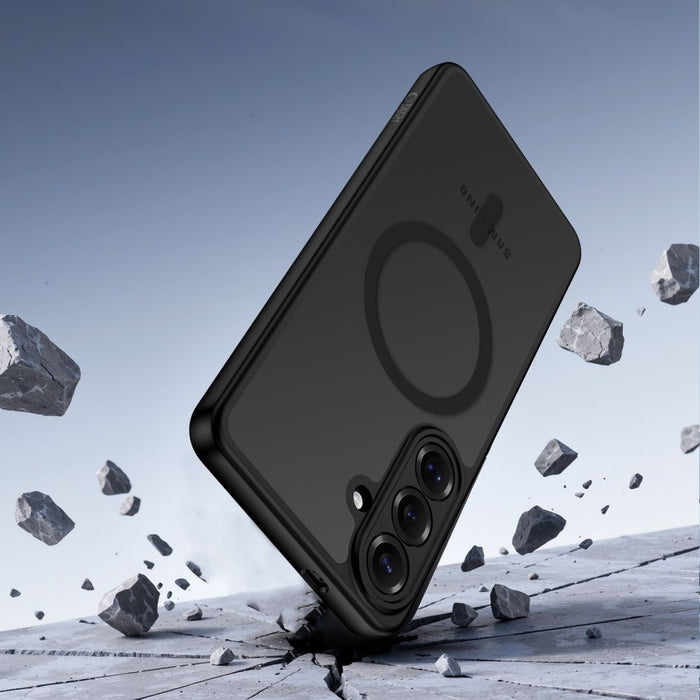 Калъф Tech-Protect BasicMag MagSafe за Samsung Galaxy S26 - прозрачен черен