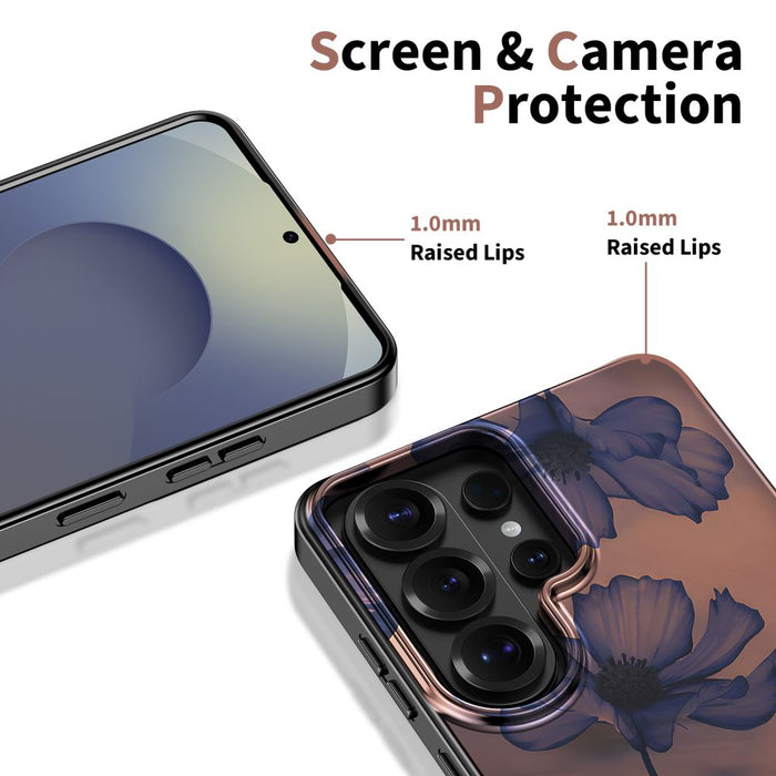 Калъф Tech-Protect Lamano MagSafe за Samsung Galaxy S26 Ultra - кафяв и лилав