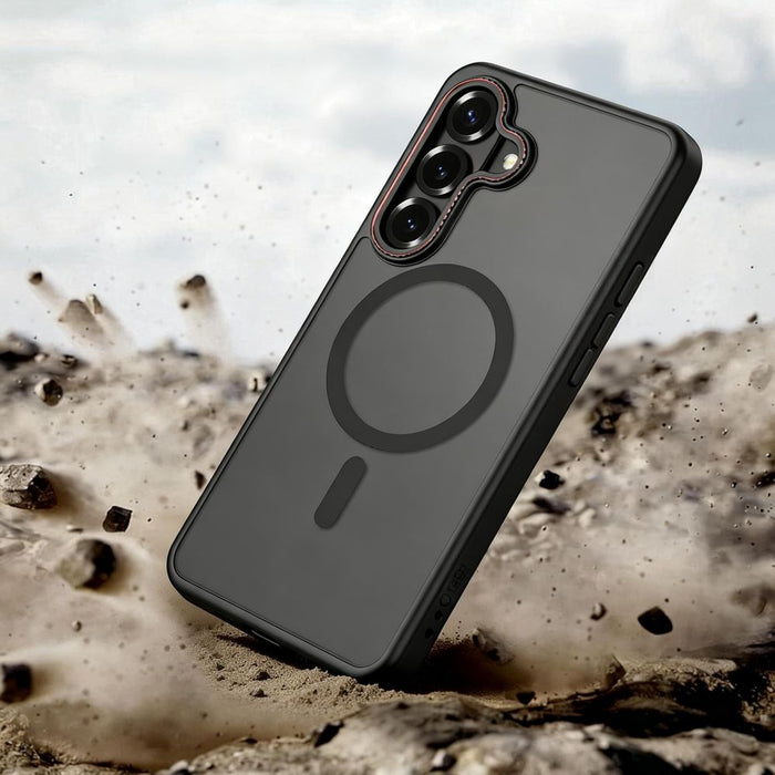 Калъф Tech-Protect MagCam MagSafe за Samsung Galaxy S26+ - черен и червен
