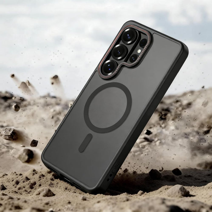 Калъф Tech-Protect MagCam MagSafe за Samsung Galaxy S26 Ultra - черен и червен