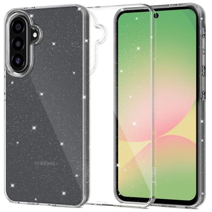 Кейс Tech-Protect FlexAir за Samsung Galaxy A36 / A37 5G - прозрачен, брокат