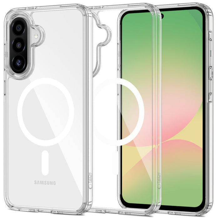 Кейс Tech-Protect FlexAir Hybrid MagSafe за Samsung Galaxy A36 / A56 / A37 5G - прозрачен