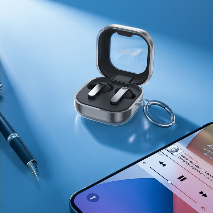 Калъф Tech-Protect FlexAir за Samsung Galaxy Buds 4 / Buds 4 Pro - прозрачен