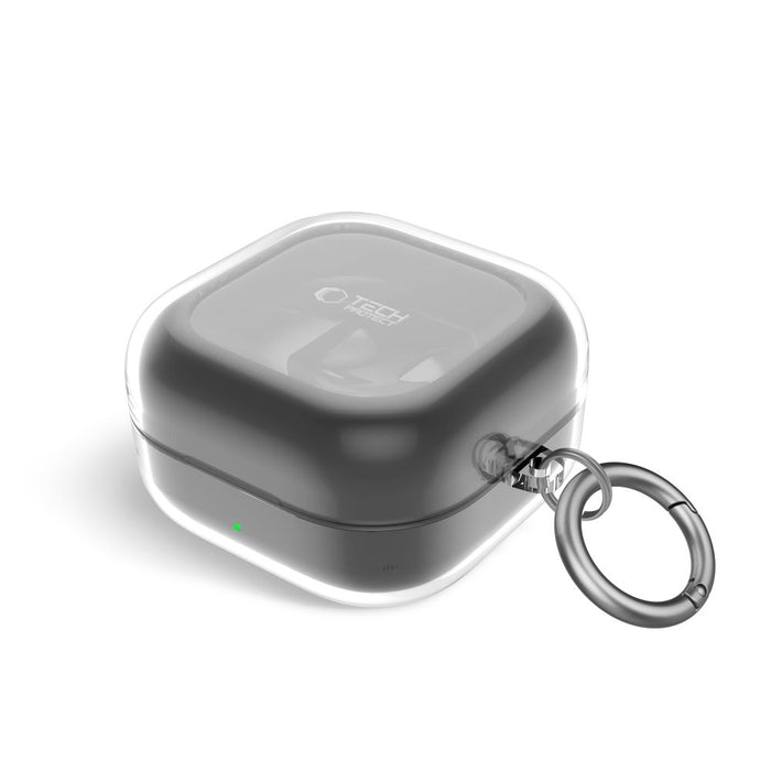 Калъф Tech-Protect FlexAir за Samsung Galaxy Buds 4 / Buds 4 Pro - прозрачен