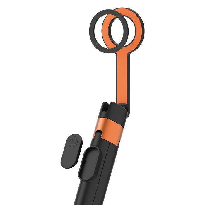 Tech-Protect L10S Bluetooth селфи стик статив - черен и оранжев
