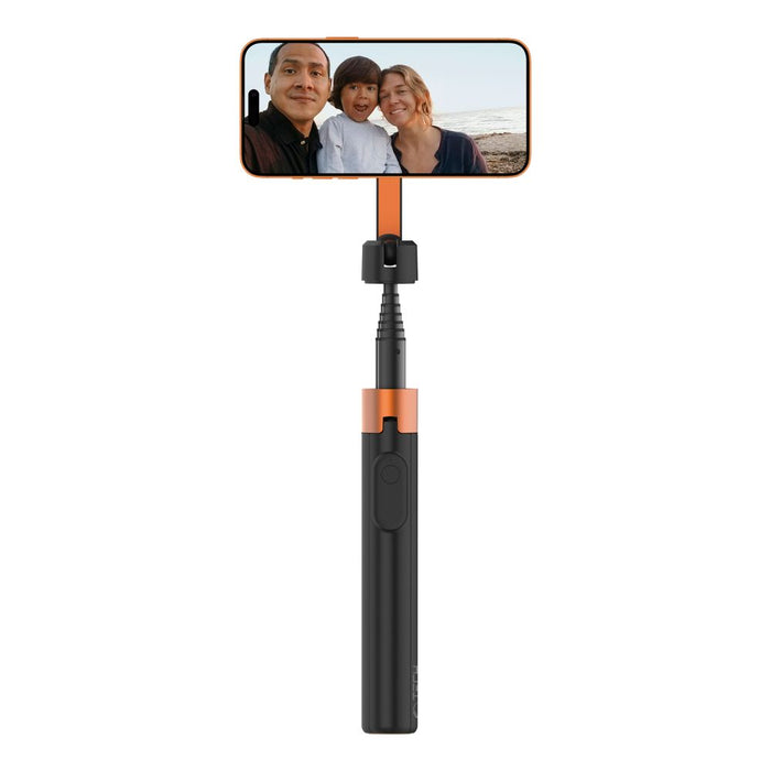 Tech-Protect L10S Bluetooth селфи стик статив - черен и оранжев