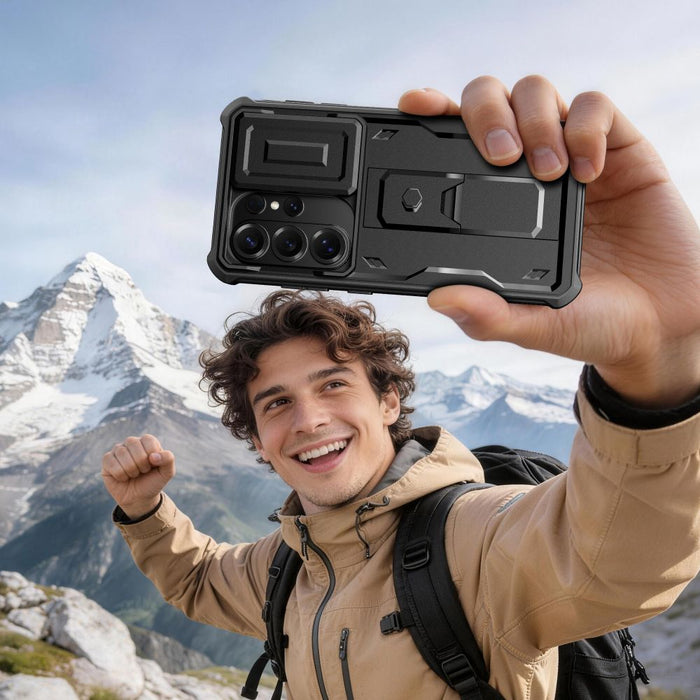 Калъф Tech-Protect Kevlar Cam+ за Samsung Galaxy S26 Ultra - черен