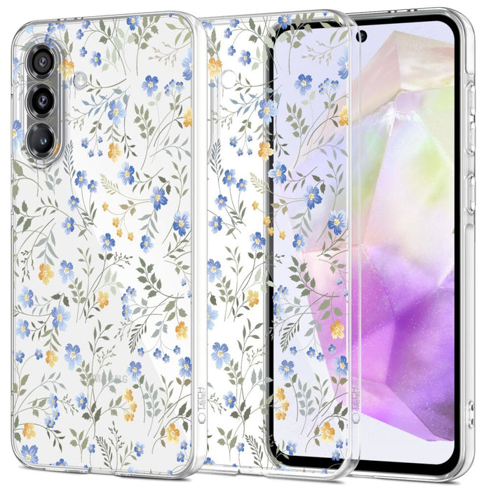 Кейс Tech-Protect FlexAir за Samsung Galaxy A37 5G - Многоцветни цветя