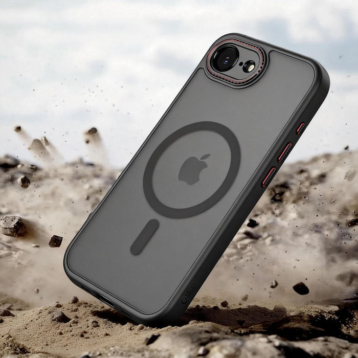 Калъф Tech-Protect MagCam за iPhone 16E / 17E - полупрозрачен