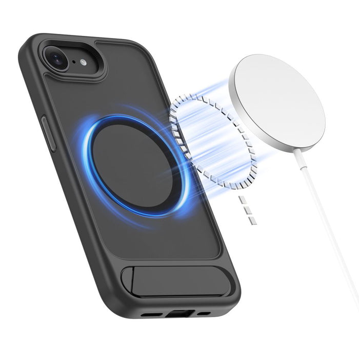 Калъф Tech-Protect MagRack MagSafe за iPhone 16E / 17E - черен