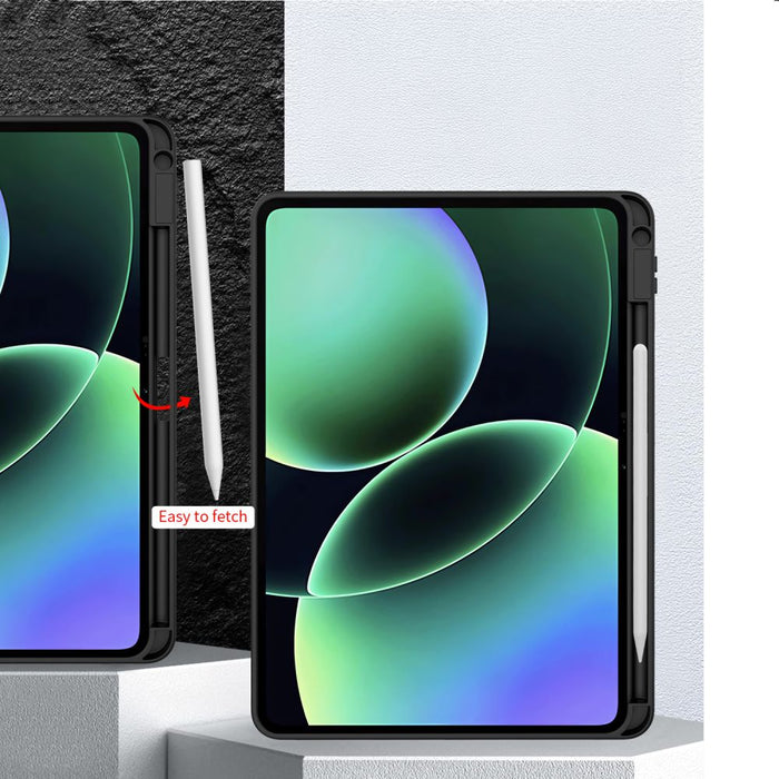 Калъф-писалка Tech-Protect SmartCase за Xiaomi Pad 7 / 7 Pro / 8 / 8 Pro 11.2 - черен