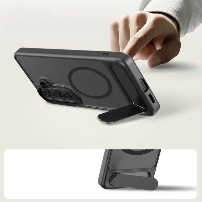 Кейс Tech-Protect MagRack MagSafe за Samsung Galaxy S26 - матово черен