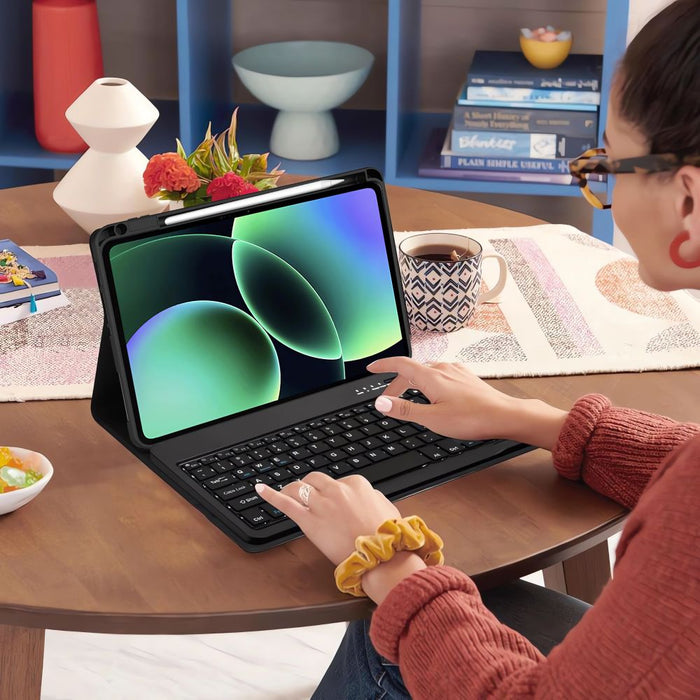 Калъф Tech-Protect SC Pen + Keyboard за Xiaomi Pad 11.2" 7 / 7 Pro / 8 / 8 Pro - черен