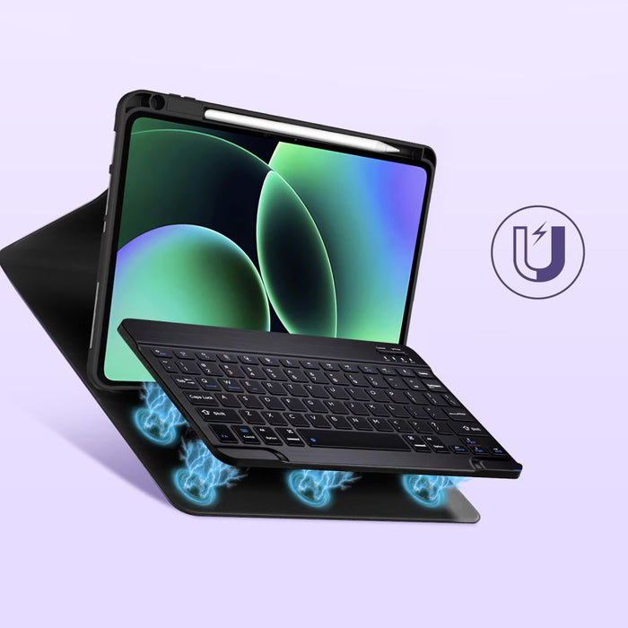 Калъф Tech-Protect SC Pen + Keyboard за Xiaomi Pad 11.2" 7 / 7 Pro / 8 / 8 Pro - черен