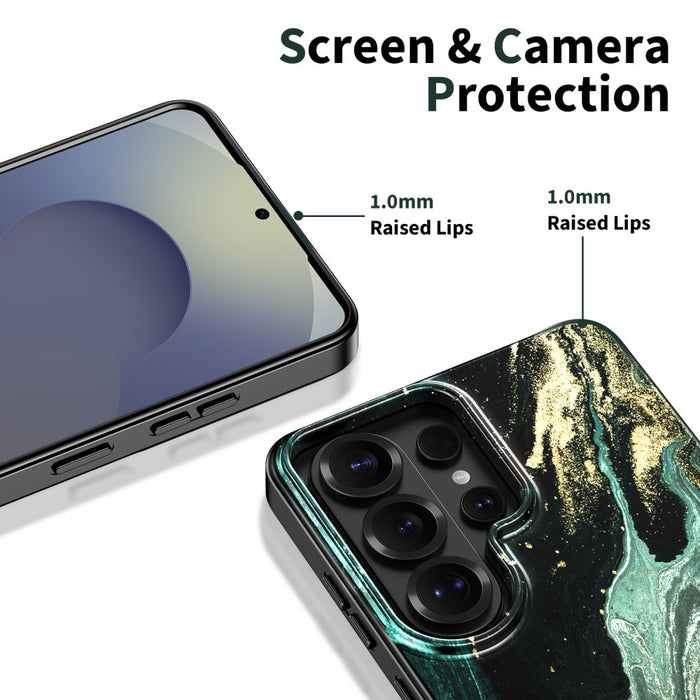 Калъф Tech-Protect Lamano MagSafe за Samsung Galaxy S26 Ultra - черен и зелен