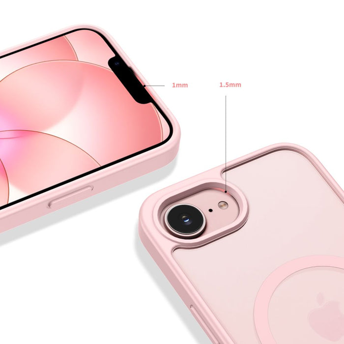Кейс Tech-Protect BasicMag MagSafe за iPhone 16e / 17e - матово розов