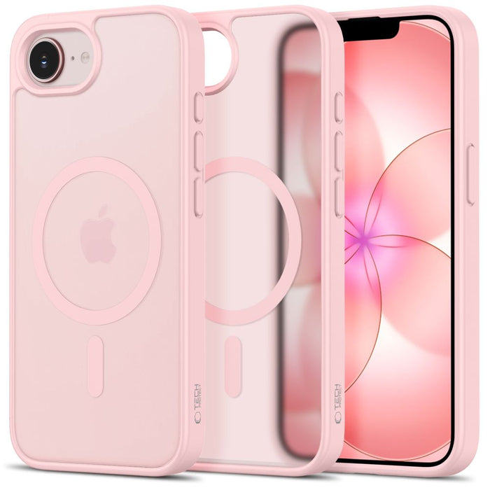 Кейс Tech-Protect BasicMag MagSafe за iPhone 16e / 17e - матово розов