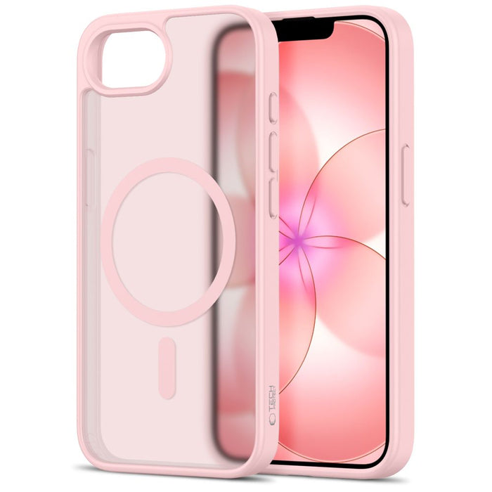 Кейс Tech-Protect BasicMag MagSafe за iPhone 16e / 17e - матово розов