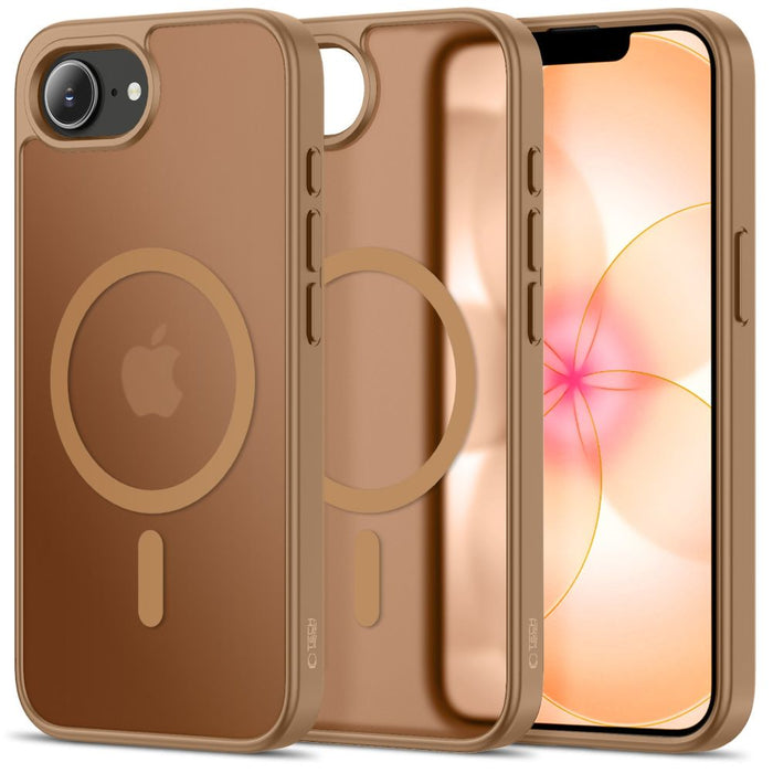 Калъф Tech-Protect BasicMag MagSafe за iPhone 16e / 17e - кафяв