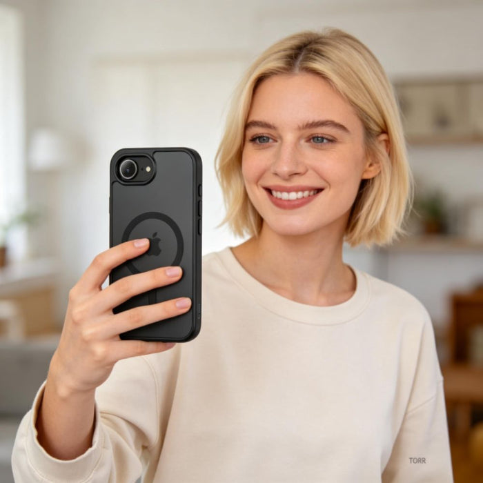 Калъф Tech-Protect BasicMag MagSafe за iPhone 16e / 17e - черен