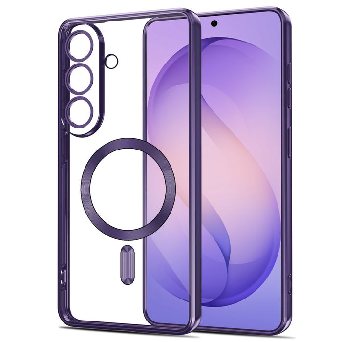 Кейс Tech-Protect MagFlex MagSafe за Samsung Galaxy S26 - прозрачен, лилав