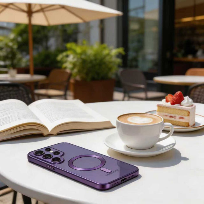 Кейс Tech-Protect MagFlex MagSafe за Samsung Galaxy S26 Ultra - прозрачен, лилав