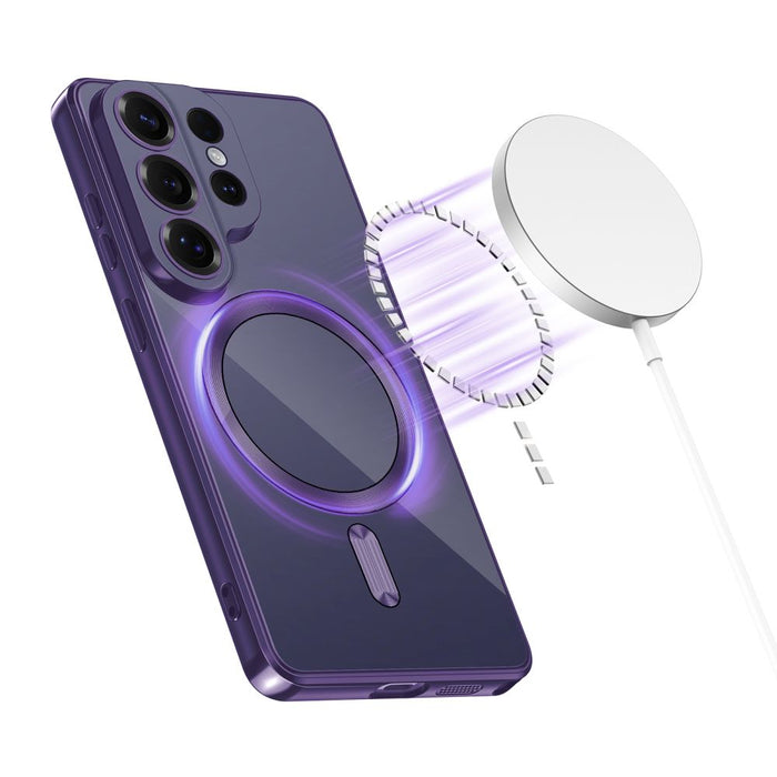 Кейс Tech-Protect MagFlex MagSafe за Samsung Galaxy S26 Ultra - прозрачен, лилав