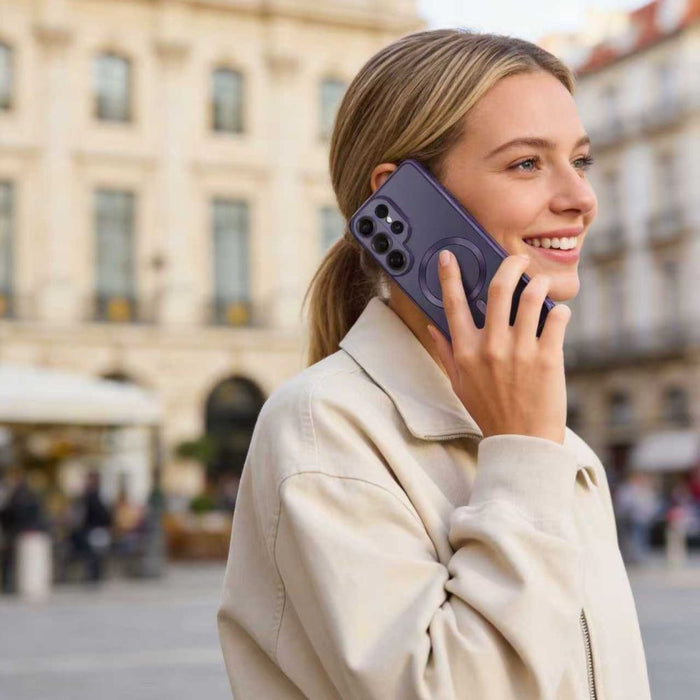 Кейс Tech-Protect MagFlex MagSafe за Samsung Galaxy S26 Ultra - прозрачен, лилав