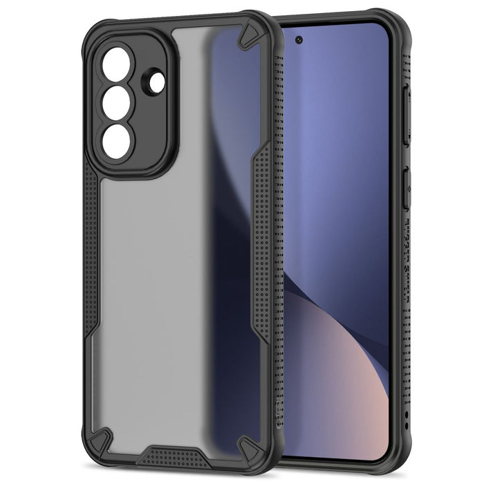 Кейс Tech-Protect Rugged Shield за Samsung Galaxy A57 5G - прозрачен черен