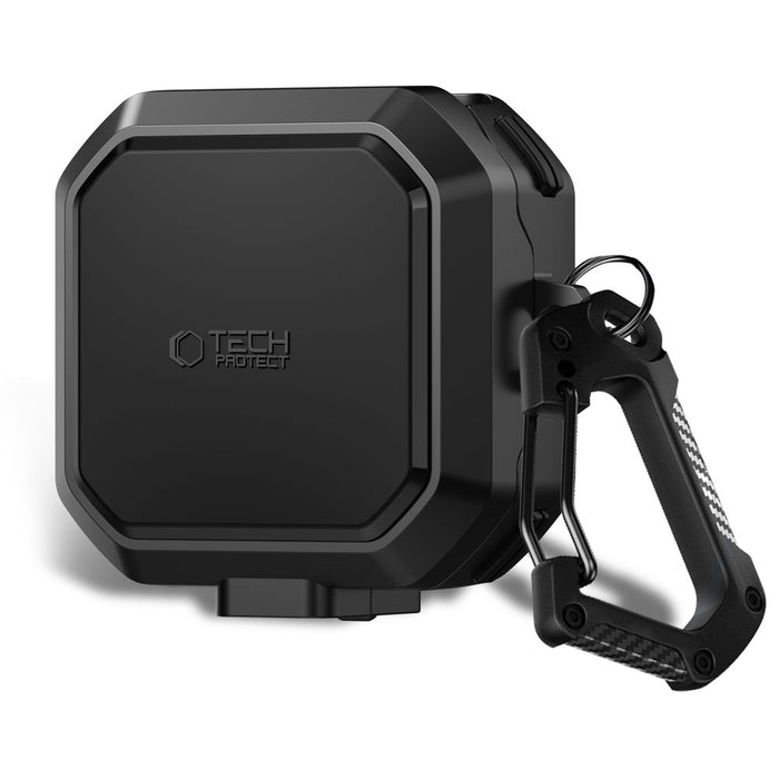 Калъф Tech-Protect Carbonox MagSafe за Samsung Galaxy Buds 4 / 4 Pro - черен