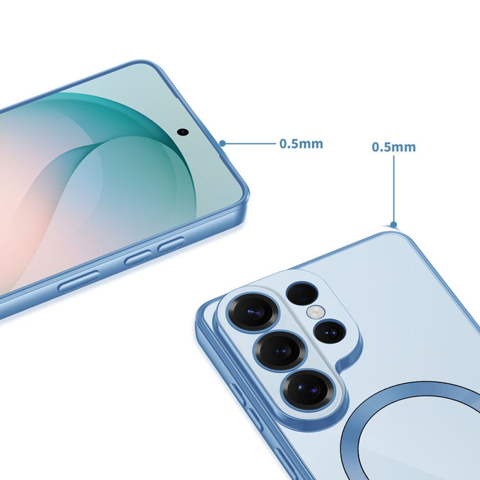 Кейс Tech-Protect MagFlex за Samsung Galaxy S26 Ultra - прозрачен син