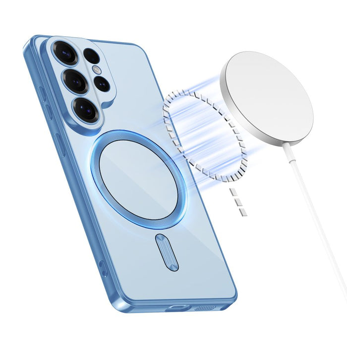 Кейс Tech-Protect MagFlex за Samsung Galaxy S26 Ultra - прозрачен син