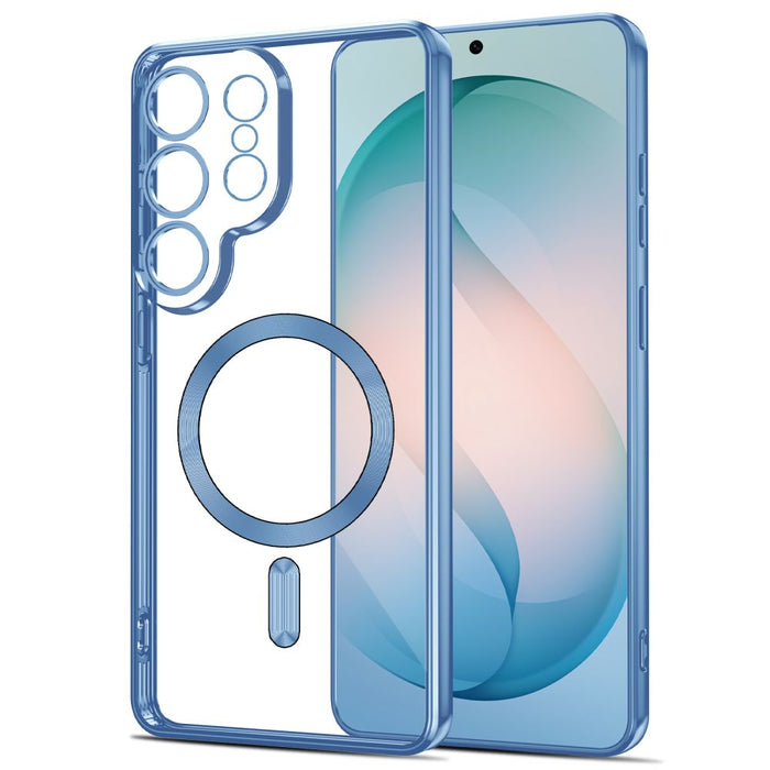 Кейс Tech-Protect MagFlex за Samsung Galaxy S26 Ultra - прозрачен син