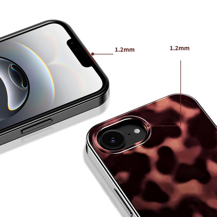 Калъф Tech-Protect Lamano MagSafe за iPhone 16e / 17e - черен и кафяв