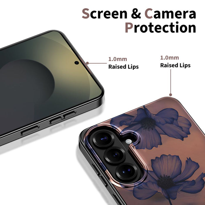 Калъф Tech-Protect Lamano MagSafe за Samsung Galaxy A57 5G - кафяв и лилав