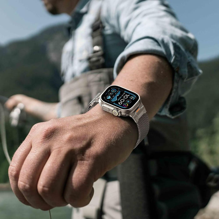 Гривна Tech-Protect Milano Vanguard за Apple Watch (44 / 45 / 46 / 49 мм) - Титан