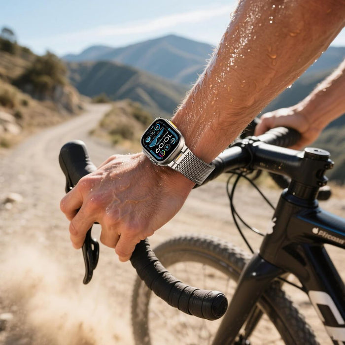 Гривна Tech-Protect Milano Vanguard за Apple Watch (44 / 45 / 46 / 49 мм) - Титан